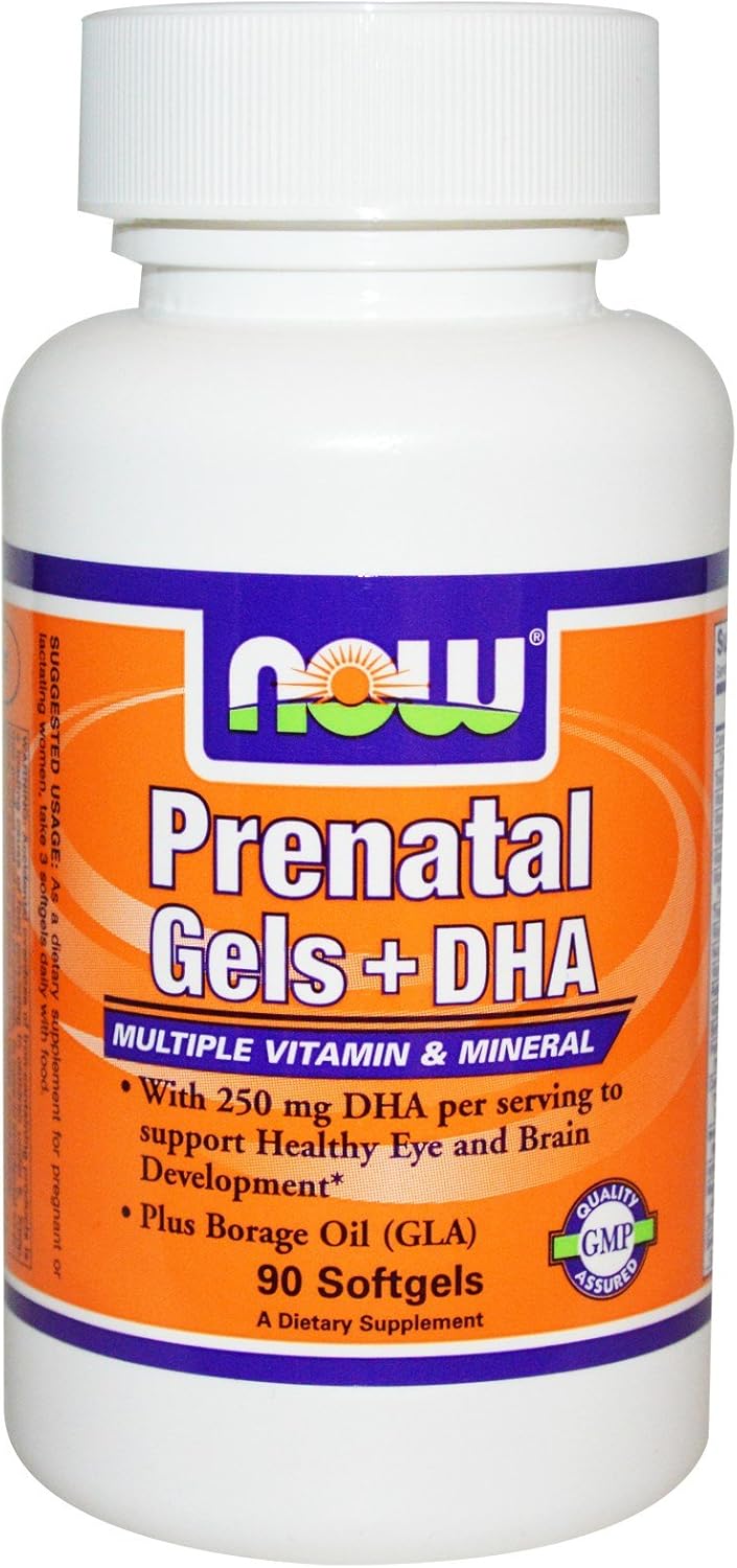 Now Foods, Prenatal Gels + DHA, Multiple Vitamin & Mineral