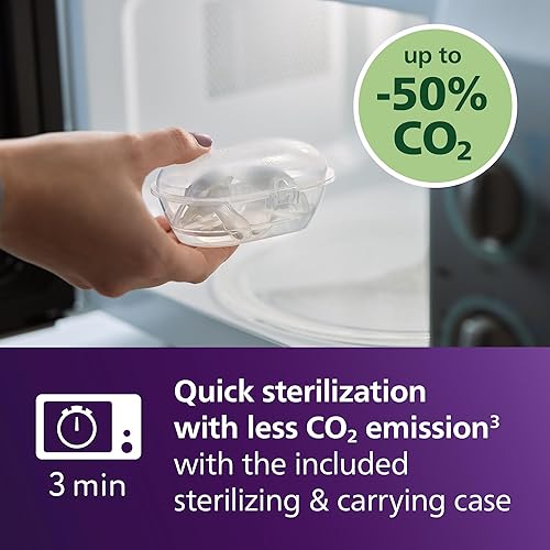 Miniatura 6 de Philips Avent Ultra Air SCF37635 - Chupetes nocturnos con diseño ortodóntico, para bebés de 0 a 6 meses, que brillan en la oscuridad, pezón