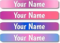 Vista 94 de Lovable Labels - 120 Etiquetas infantiles personalizadas, impermeables, aptas para lavavajillas, se pegan y despegan, son ideales