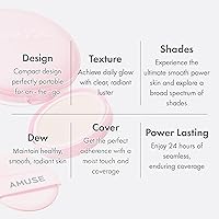 Vista 5 de Amuse SEOUL DEW POWER VEGAN CUSHION FOUNDATION (1.5 NATURAL) Dewy, glow, long-lasting, double coverage, clean beauty, lightweight, natural look