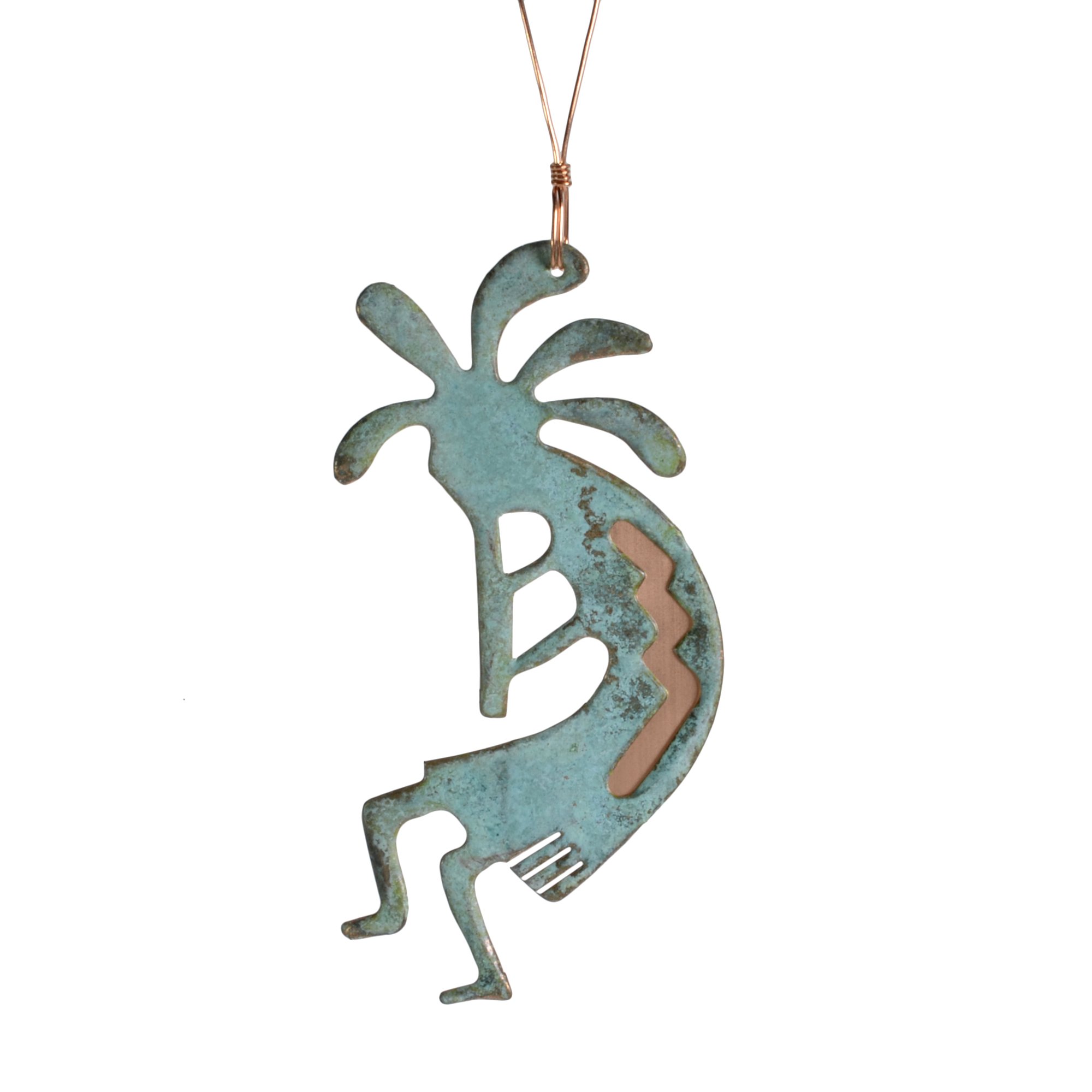 Kokopelli Copper Ornament