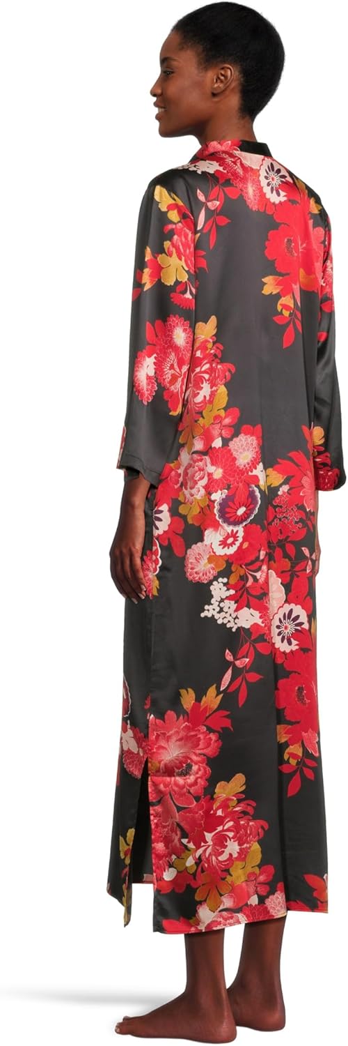 N Natori womens Mandarin Collar Caftan Length 52" - Image 3