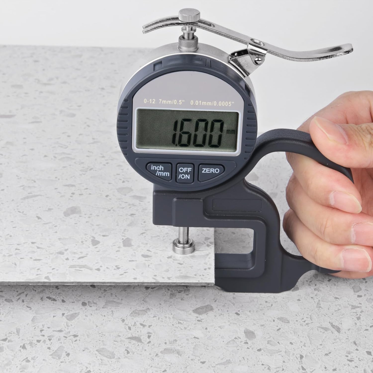 WESTICK Grey Terrazzo Peel and Stick Floor Tile Bathroom 20 Sheets Self Adhesive Vinyl Floor Tiles Waterproof Neutral Marble Floor Tile Stickers for Kitchen Bedroom Linoleum Flooring 12" x 12"