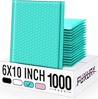 Vista 9 de Fuxury - Paquete de 200 sobres de burbujas negros de 4 x 8 pulgadas, sobres acolchados impermeables con sello automático, sobres de burbujas