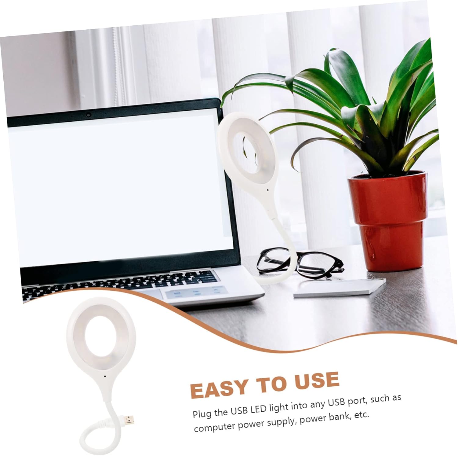 lamp 2pcs Voice USB Night Light Clip on Light Bed Reading Lamp Voice Activated Lights Gooseneck Lamp Reading Light for Bedroom Flexible Hose Desk Lamps Flexible Reading Lamp White PVC lamp