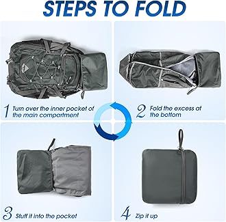 IGOLUMON Hiking Backpack 40L Packable Lightweight Camping Backpack Men Women Waterproof Hiking Daypack Outdoor Travel Daypack