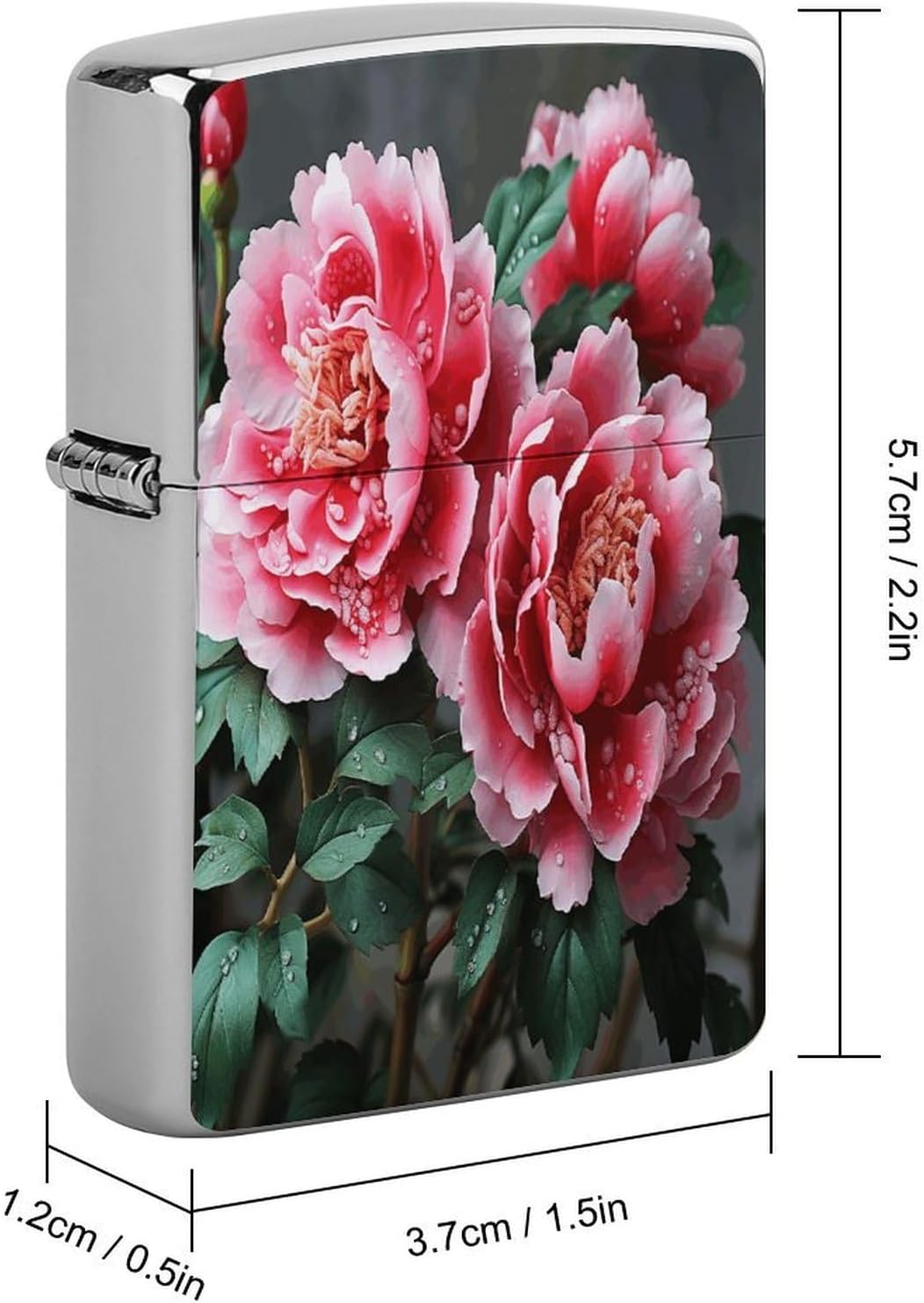 Beautiful Peony Flower Lighter Case Cover Lighter Shell