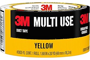 3M Yellow Duct Tape 1 Inch, a Versatile Tool for Indoor and Outdoor Repairs