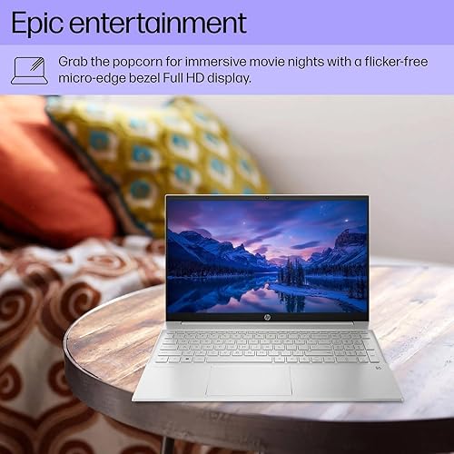 Vista 6 de HP Pavilion - Laptop con pantalla táctil FHD de 15.6 pulgadas, procesador Intel Core i7-1355U, GeForce MX550, 64 GB de RAM, SSD de 1 TB, KB