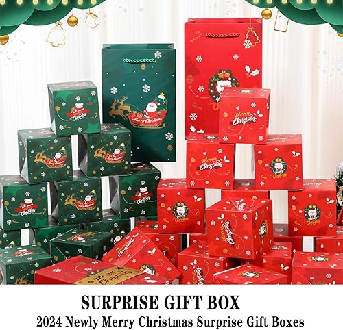 Miniatura 7 de Caja sorpresa de regalo por dinero, caja de regalo sorpresa, explosión, cajas de regalo sorpresa de Feliz Navidad, caja de regalo plegable con
