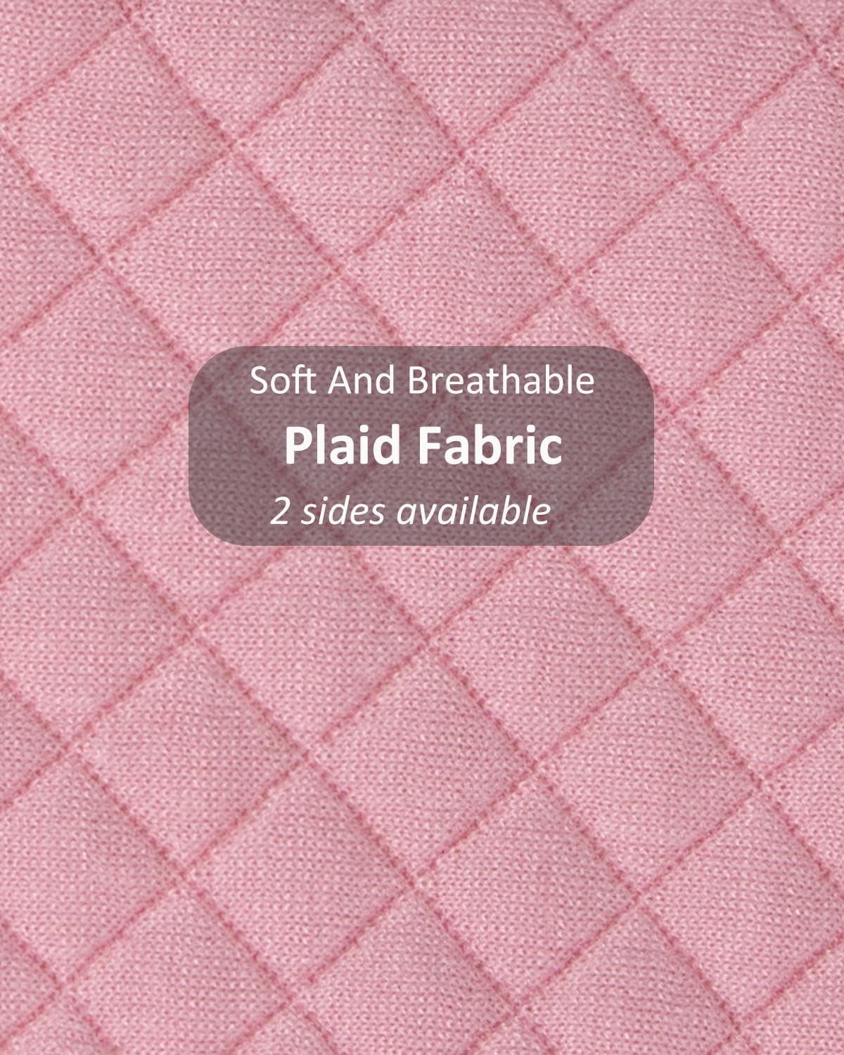 Baby Car Seat Strap Pads, Shoulder Pads for Baby, 2 Pack (Plaid, Pink) | Baby Car Seat Belt Pads Reversible, Soft Shoulder Pads for Baby