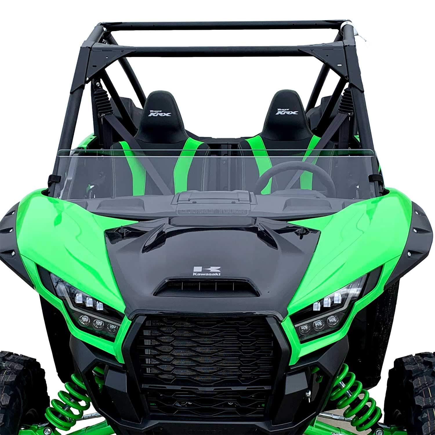 Kawasaki Teryx KRX Half Windshield - SCRATCH RESISTANT- The Ultimate in Side By Side Versatility - O