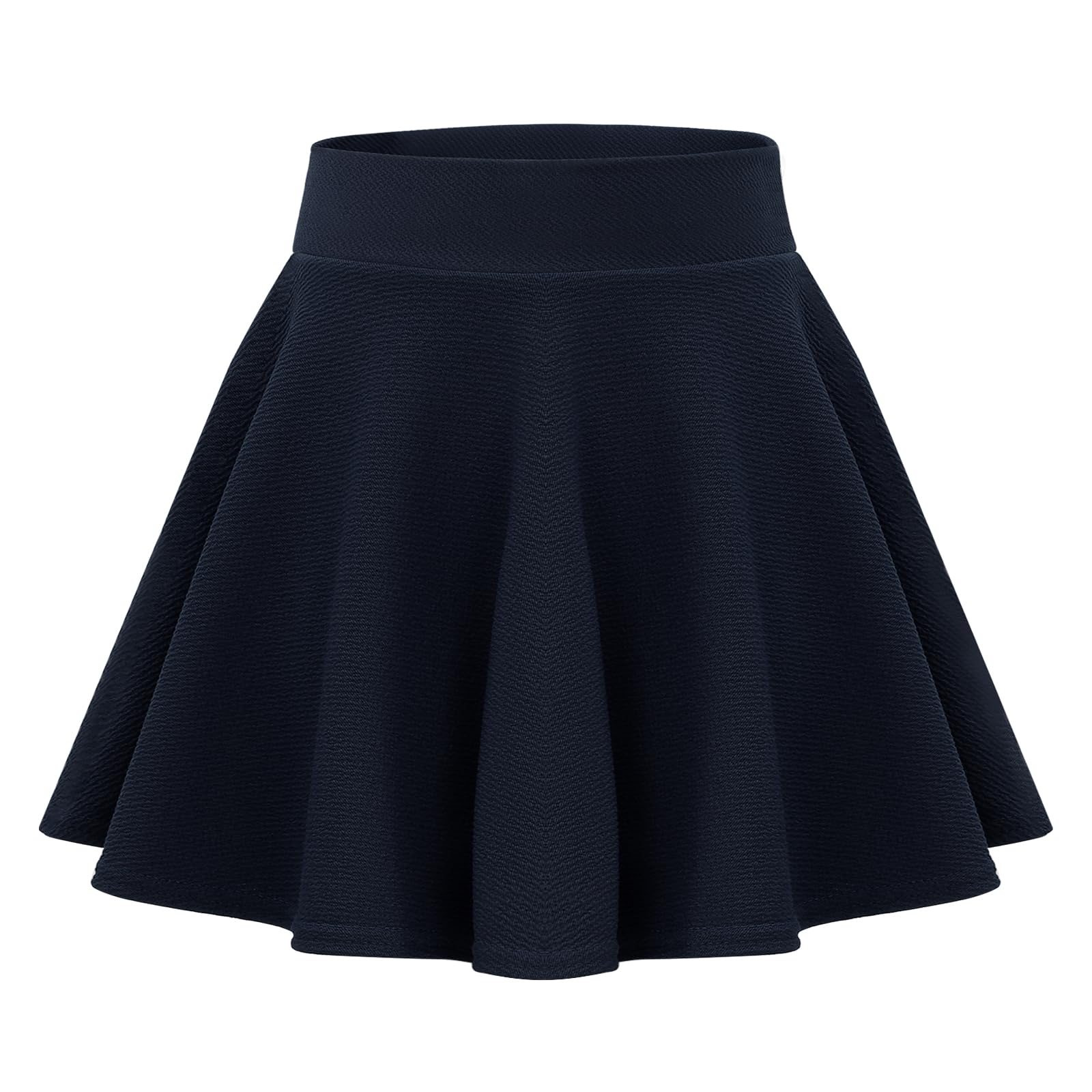 KAKU NANAU Gonne Pantalone per Ragazze Gonne 9-14 Anni Arricciate Pieghettate Vita Alta Elasticizzate Gonne semplici con Shorts Abbigliamento Estivo Rosso Bianco Rosa Verde Blu