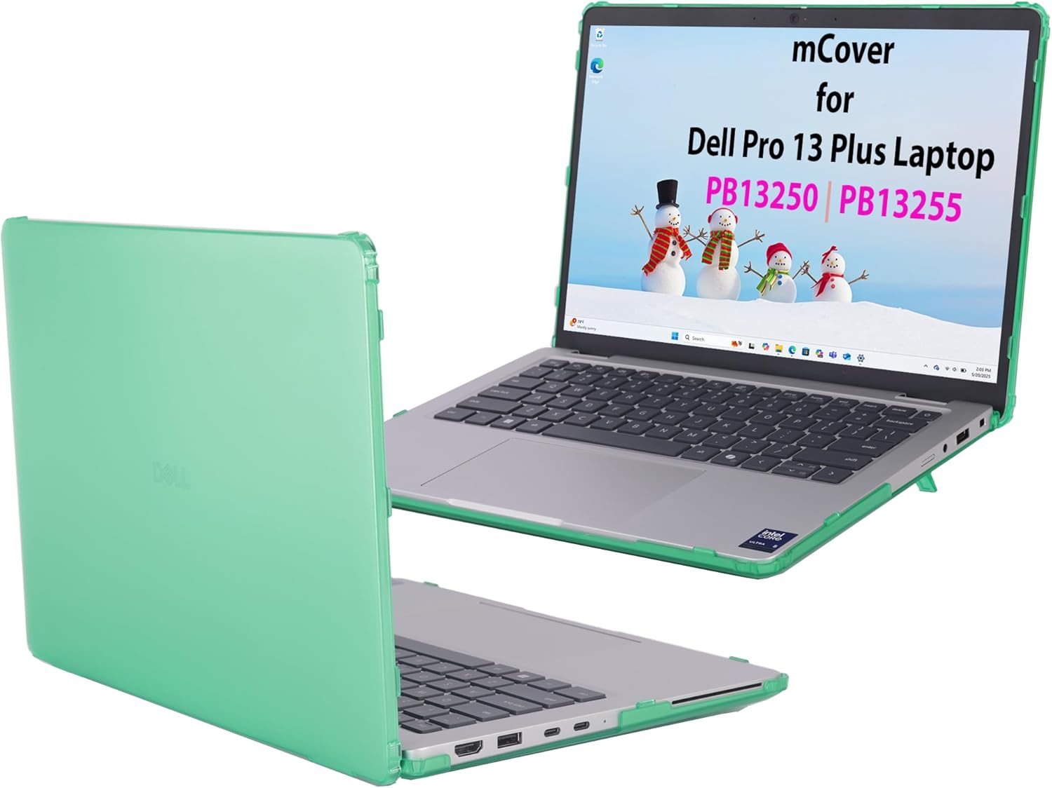 mCover Case ONLY Compatible for 2025-2026 13.3" Dell Pro 13 Plus PB13250 PB13255 Clamshell or 2-in-1 Windows PC(NOT Fitting Any Other Dell Models)- Green