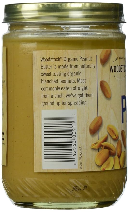 Mantequilla de Maní Crujiente Orgánica 16 oz miniatura 3