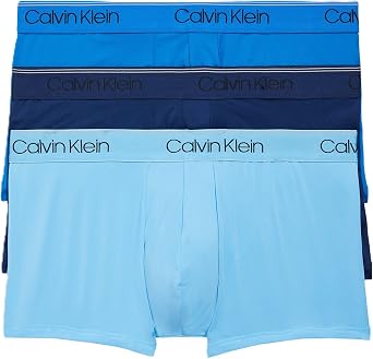 Calvin Klein Mens Underwear Microfiber Stretch 3 Pack Trunk