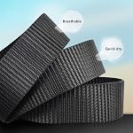Ginwee 5 Packs Nylon Canvas Breathable Military Tactical Men Waist Belt With Plastic Buckle