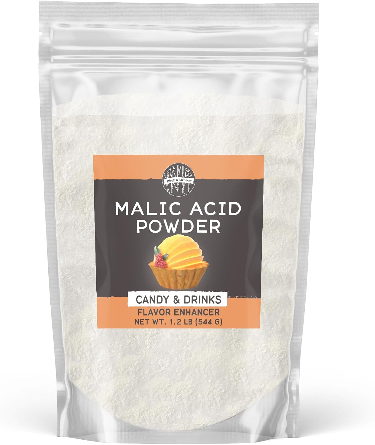 Birch & Meadow Malic Acid Powder, 3 lb, Flavor Enhancer, Sour Candies