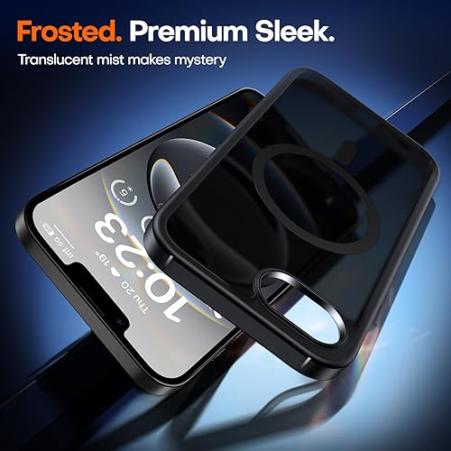 Miniatura 754 de TAURI Funda 3 en 1 para iPhone 13 Pro, [no amarilla] con 2 protectores de pantalla, funda delgada a prueba de golpes para iPhone 13 Pro, color negro