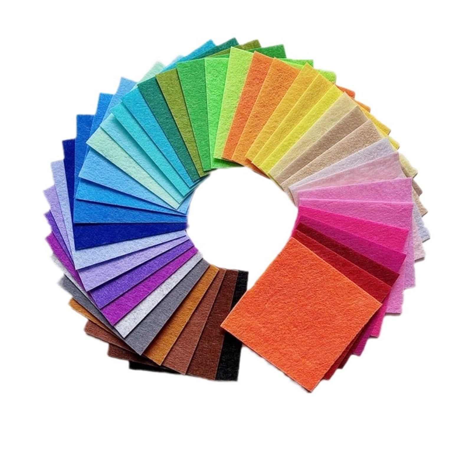 Tela de fieltro, 320 hojas de fieltro suave de 1 mm, varios colores para costura, cuadros de manualidades