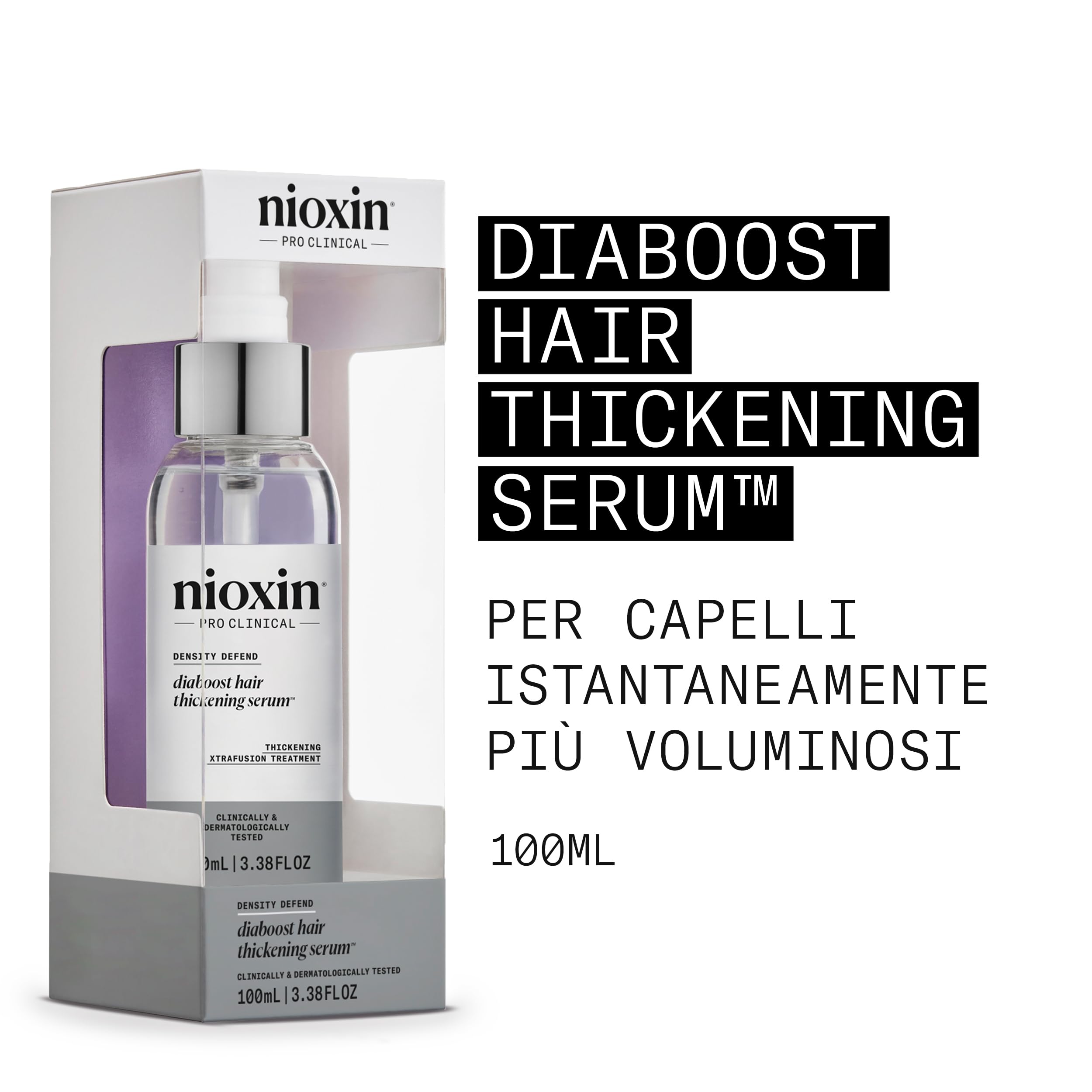 Nioxin Density Defend Diaboost Serum 100ml - wzmacniające serum do włosów przerzedzonych