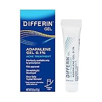 Vista 1 de Differin Adapalene Gel 0.1% Tratamiento acné, 0.03 oz