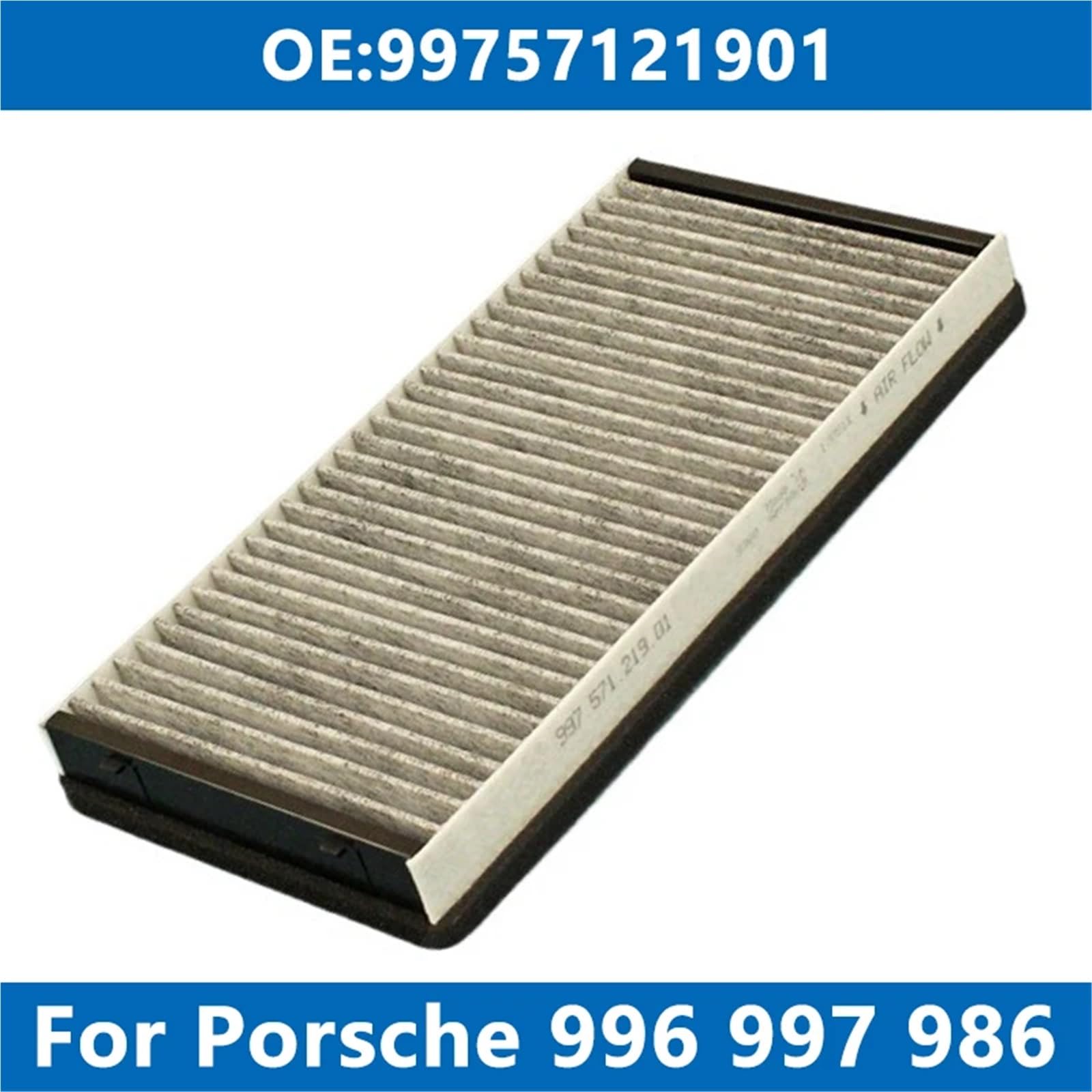 filtro abitacolo Filtro Abitacolo ai Carboni Attiv Filtro aria abitacolo per auto adatto per PORSCHE 911 996 997 Carrera Targa 4 S 3.4 3.6 3.8L BOXSTER 986 987 CAYMAN 987