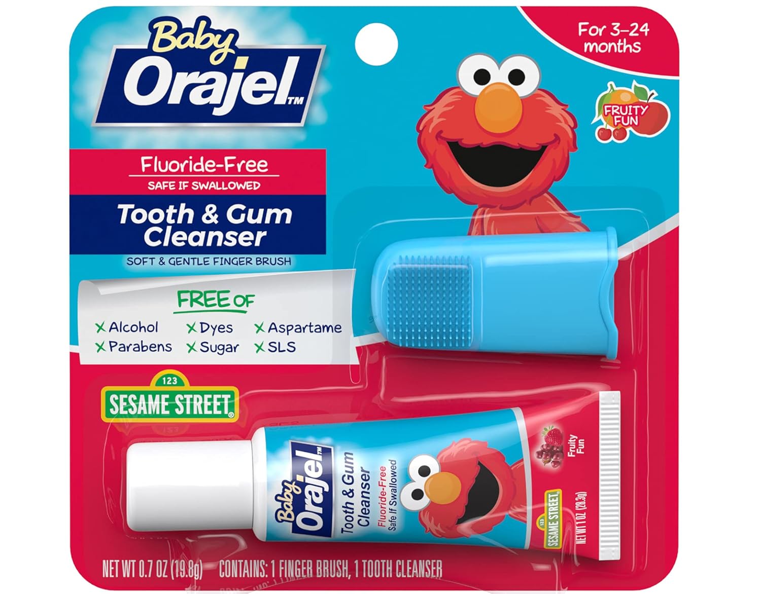 Baby Orajel Fluoridefree Toothpaste Fruit (.7 Oz