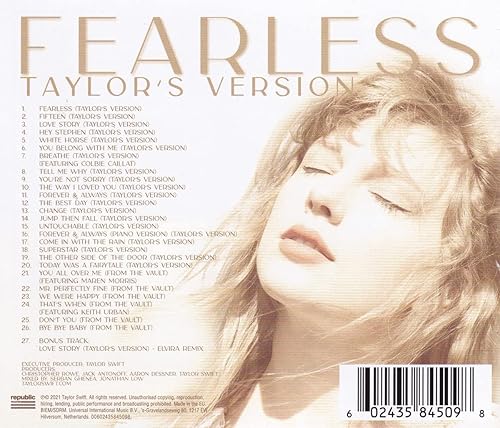 Vista 2 de Fearless Taylors Version