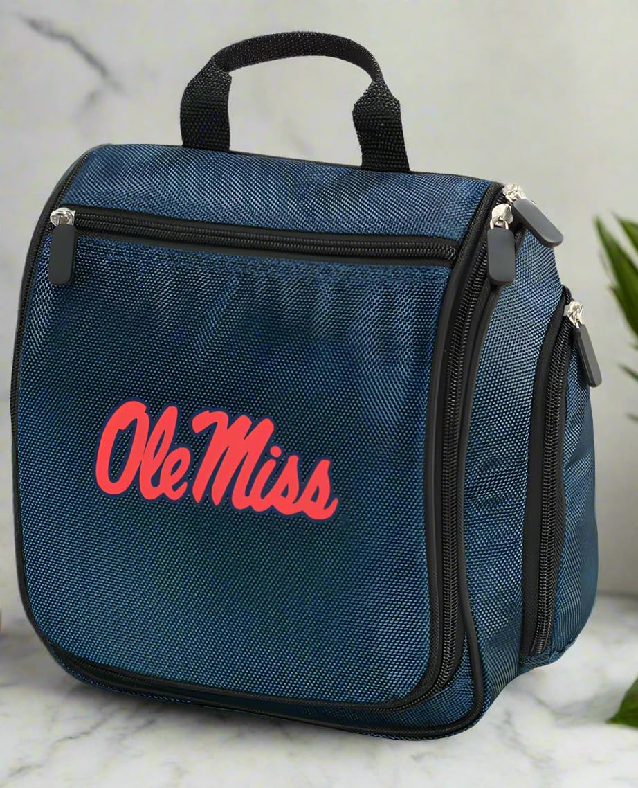 Broad Bay University of Mississippi Toiletry Bags Or Hanging Ole Miss Shaving Kits for Men
