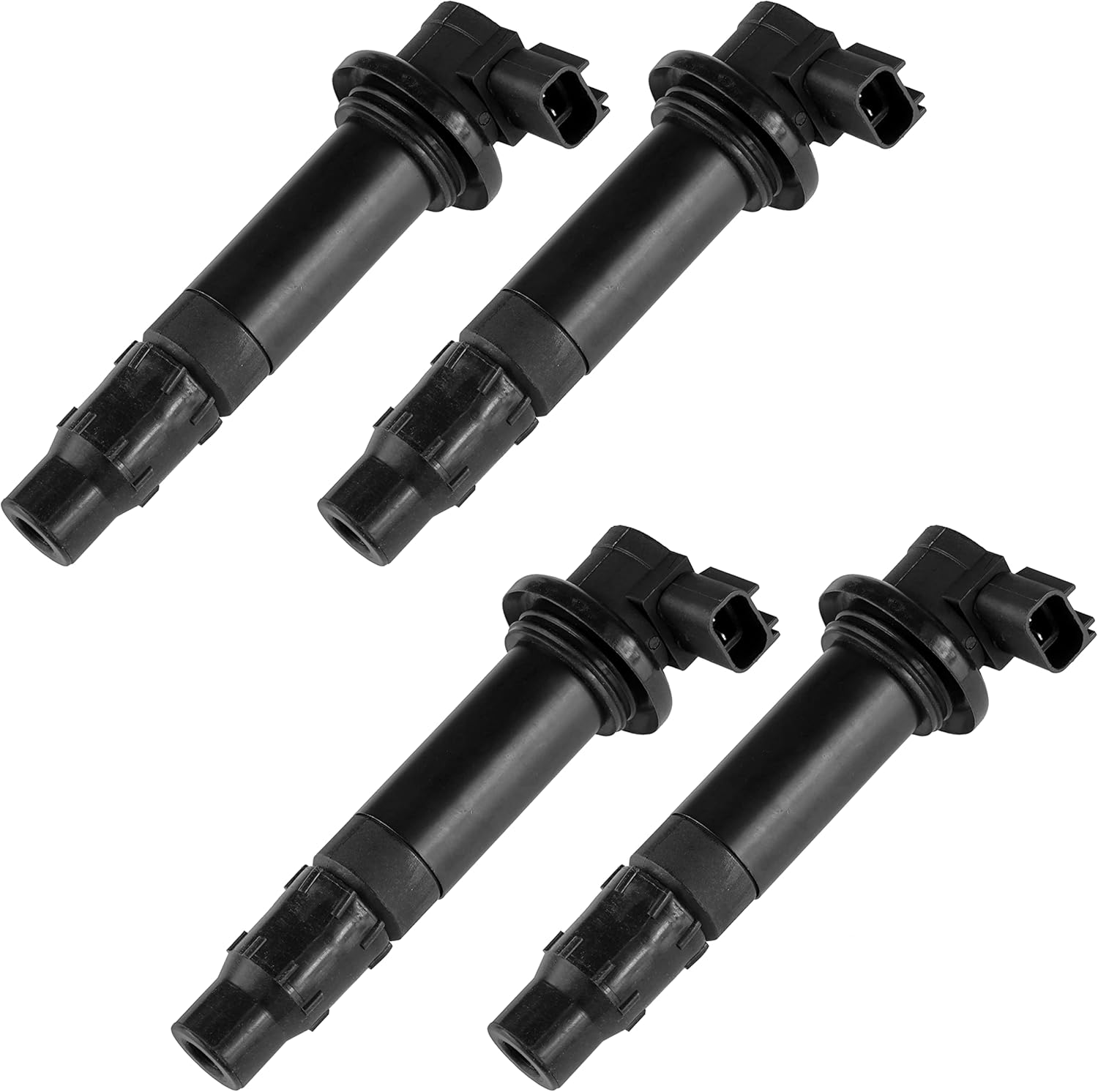 Caltric 4 Ignition Coil Compatible with Yamaha 13S-82310-00-00 YZF-R6 YZFR6 2008 2009 2010 2011 2012 2013 2014 2015 2016