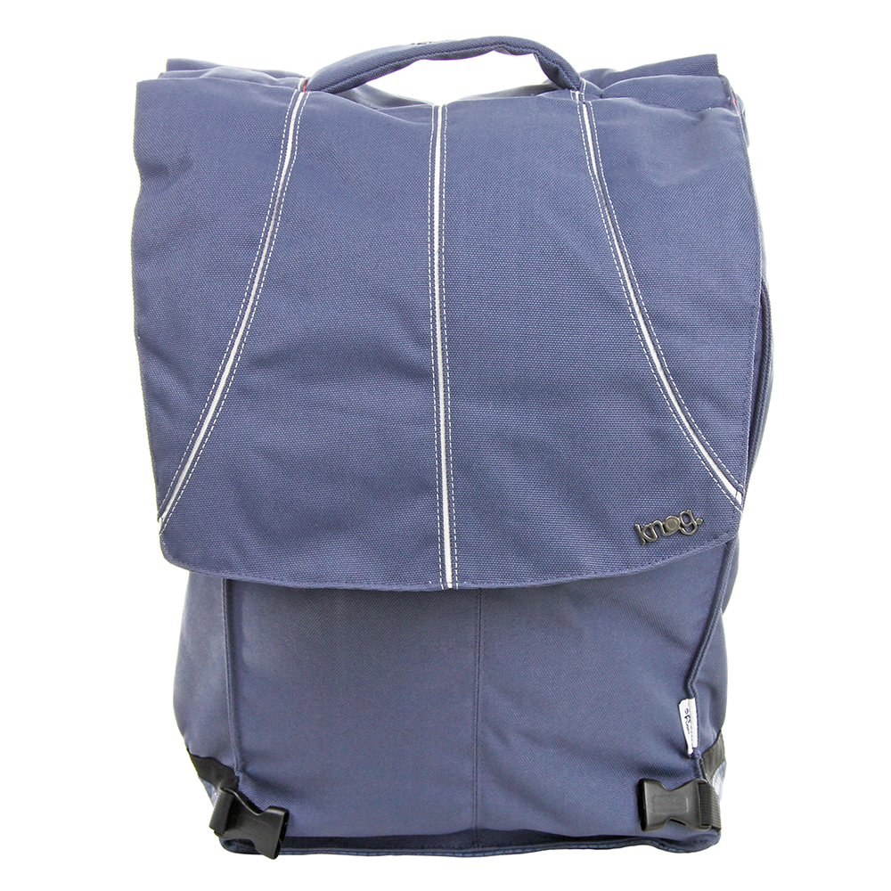 Knog The Boxxer Rackless Bicycle Pannier/Backpack (Blue/Grey) : Bike Panniers And Rack Trunks : Sports & Outdoors