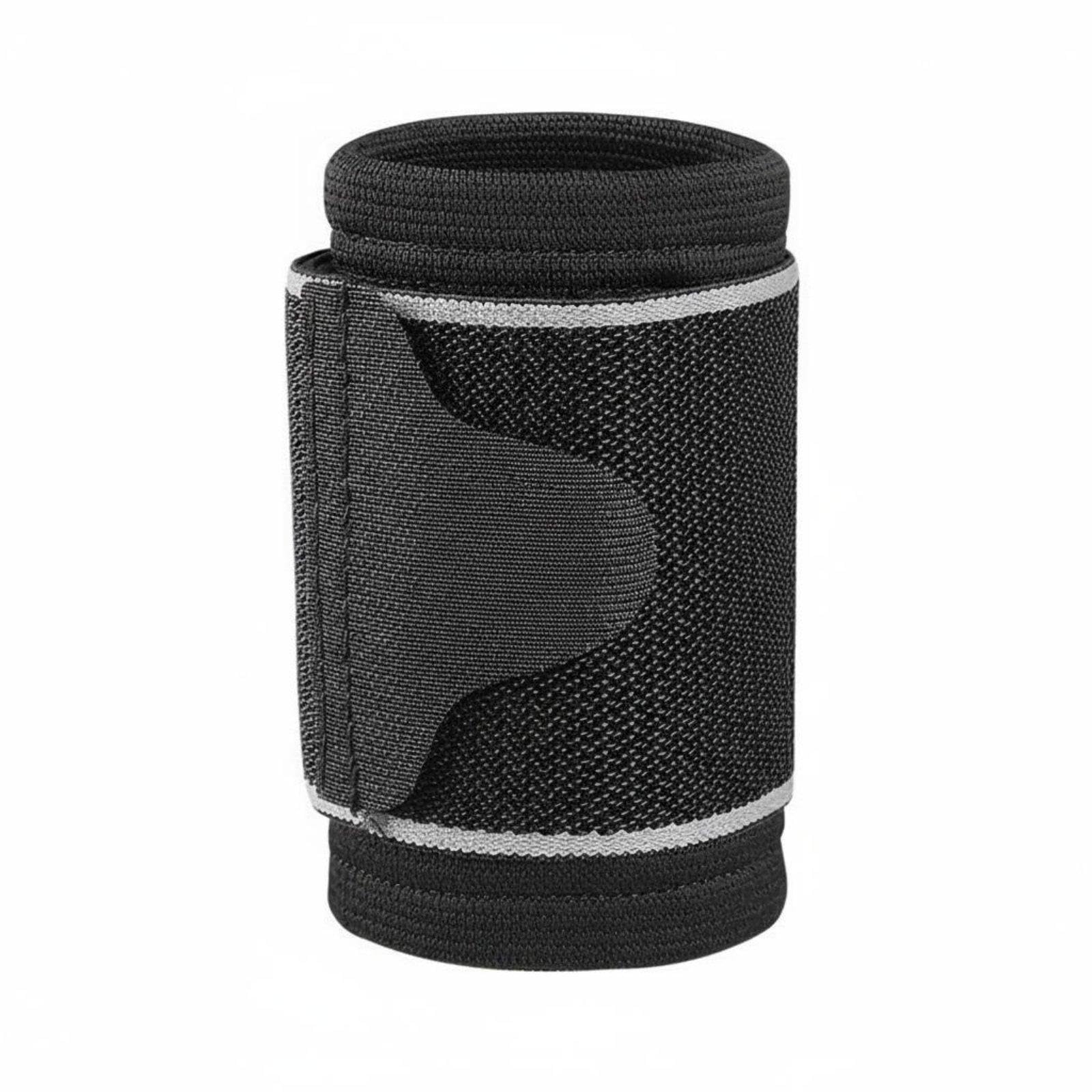 breathable knit wrist sleeve absorbent breathable wrist wrap flexible sports gear for badminton athletes, athletes, training, workout silver gray