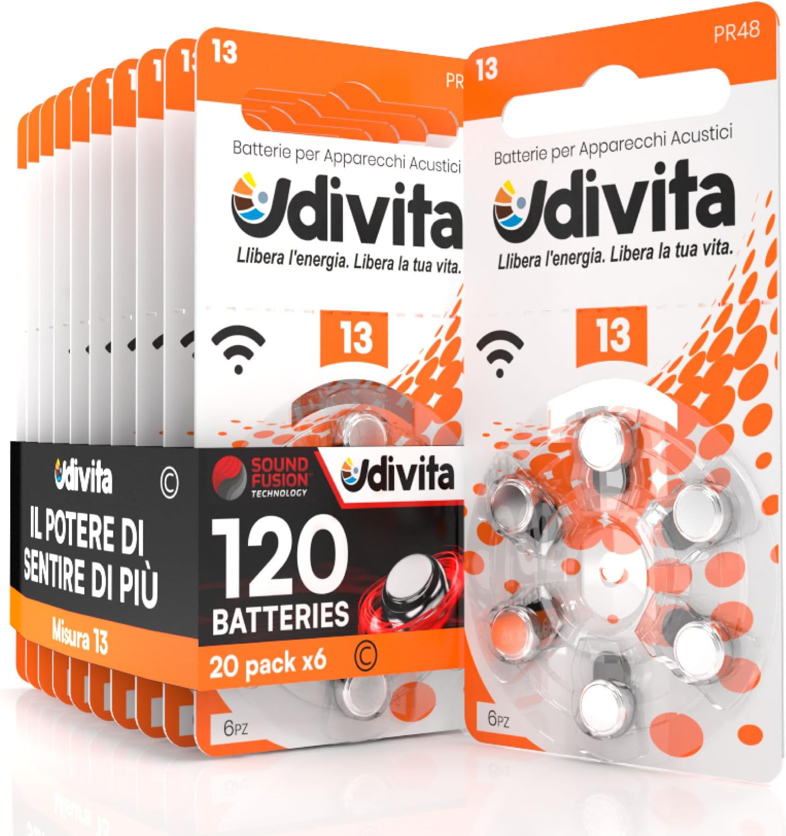 120 Hearing Aid Batteries Type 13