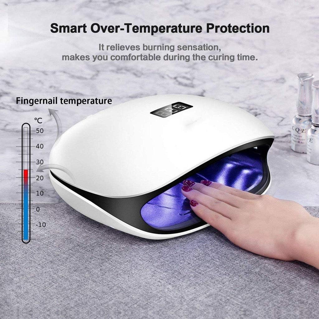 Nail Lamp-Nail Lamp Auto-Sensing Machine for Gel Polish with Timer Setting Nail Lampe Nail Dryer for