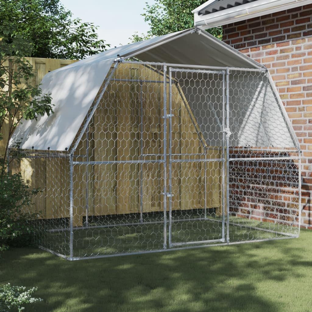 Gabbia per Cani, Gabbia Grande Cani Acciaio, Box Cani Esterno, Recinti per Cani, Recinto Cane, Gabbia Acciaio Zincato, Gabbia per Cani Esterno, Gabbia per Cani Grande, Recinto Cane Esterno for Cani da