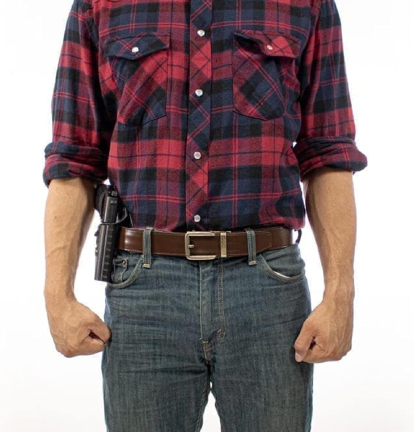 Nexbelt Men’s EDC Ratchet Belt | Rogue Espresso 1.5" [38mm] Leather Strap – Micro-Adjustable Gun Belt for Concealed Carry – Tactical Accessories, Mens Belt Ratchet & Riggers Belt - Image 4