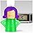Spardar Angry Mama Microwave Oven Steam Cleaner, Microwave Cleaner Disinfects With Vinegar and Water for Kitchens, The Fun and Easy Way to Steam Clean Crud with Amazing Results