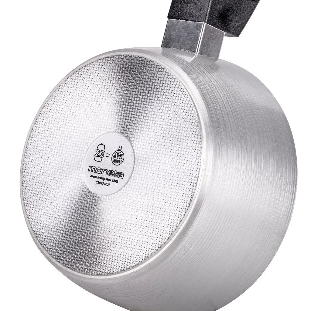 Casseruola Moneta Innova 16cm - Rivestimento FineGres Naturale Senza PFAS, 100% Made In Italy, Per Tutti I Fuochi