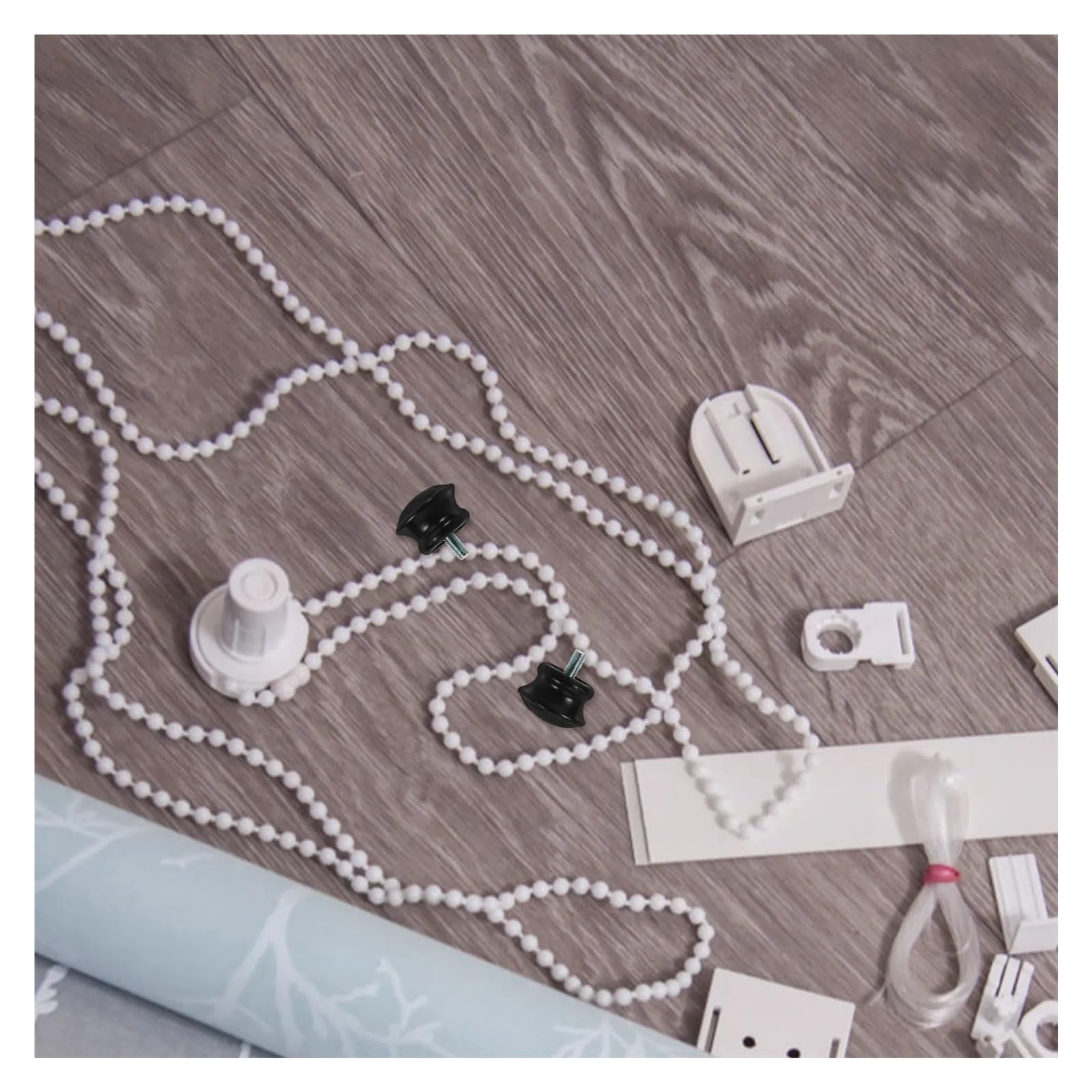 Lot de 4 embouts de tringle à rideaux décoratifs à vis pour tringles à rideaux