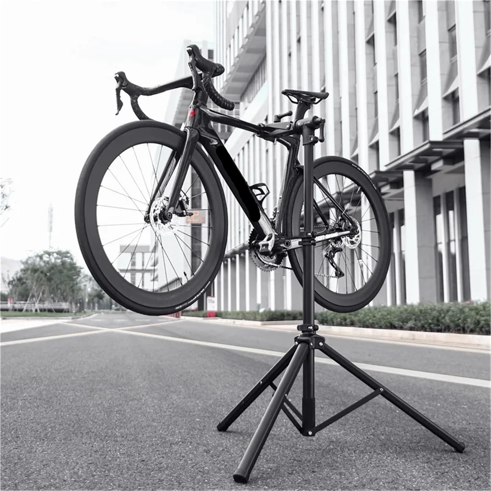 Cavalletto Manutenzione Bici Supporto for bici in lega di alluminio, supporto professionale for riparazione biciclette, portabici pieghevole regolabile, for la(Desktop Wall Mount)