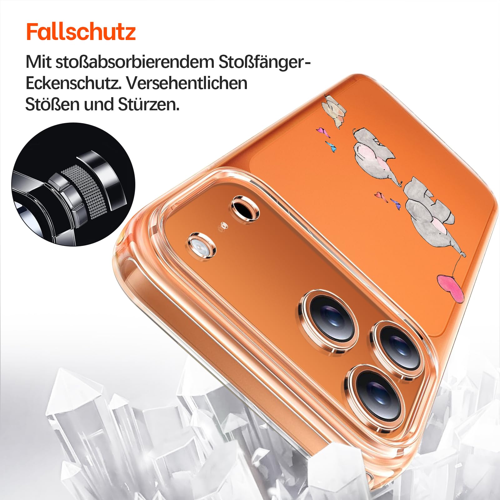 IPhone 17 Pro Max - Custodia In Gomma Trasparente