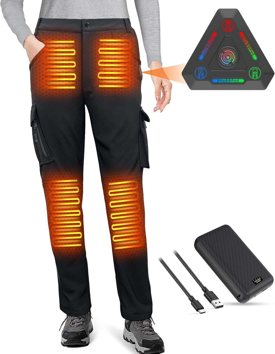 FERNIDA Women Heated Pants with Battery Pack Jamaica Ubuy