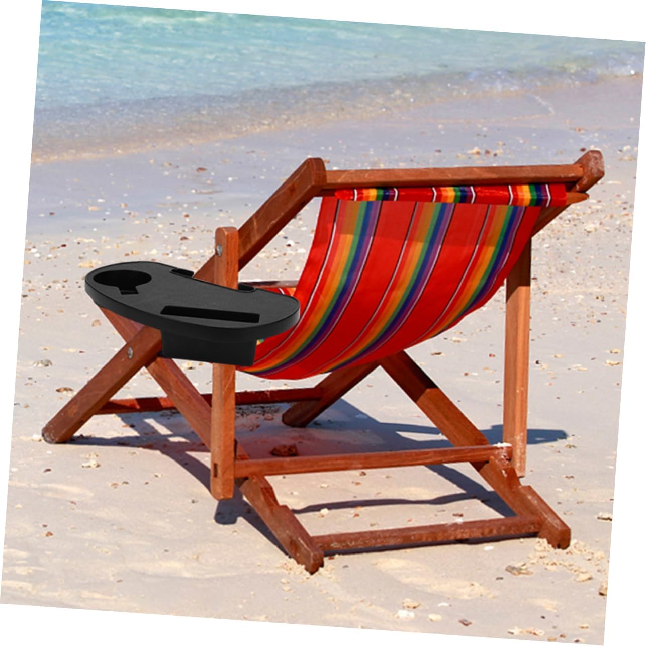 SHOWERORO Chair Beverage Tray Recliner Coaster Cup Holder Portable Outdoor Drink Holder