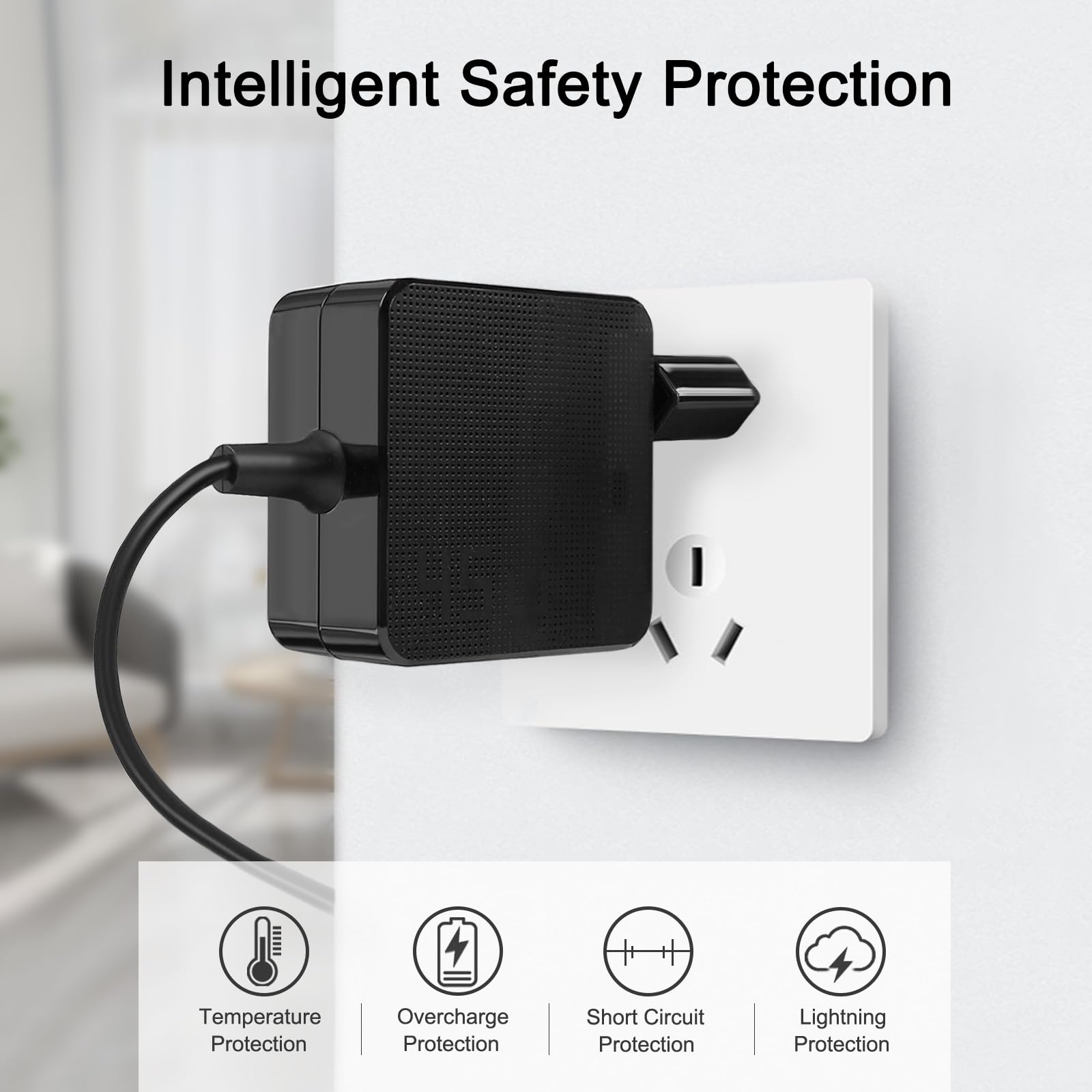 Adattatore Ca Per Laptop 19V 2.37A 45W Caricabatterie Cc Per ASUS X555 X555YA X451C X451MA X751 X705U X705NC X505B X756 X751NA Alimentatore - Foto 12