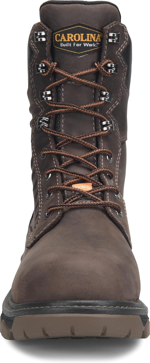 Carolina Men's Cardinal 8" Waterproof Composite Toe Internal Met Guard Work Boot