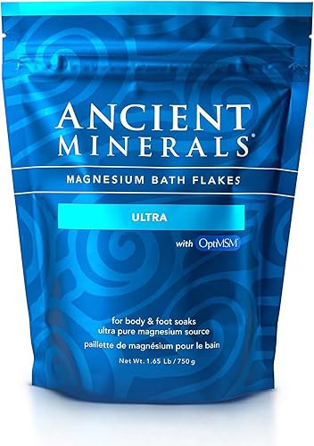 Vista 7 de Ancient Minerals Escamas de baño de magnesio Forest Calm - Bolsa de magnesio resellable de cloruro de Zechstein alternativa a la sal de baño