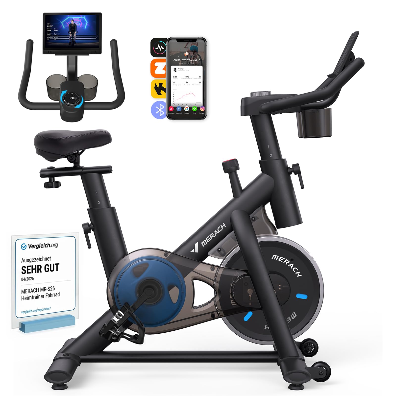 MERACH Heimtrainer Fahrrad