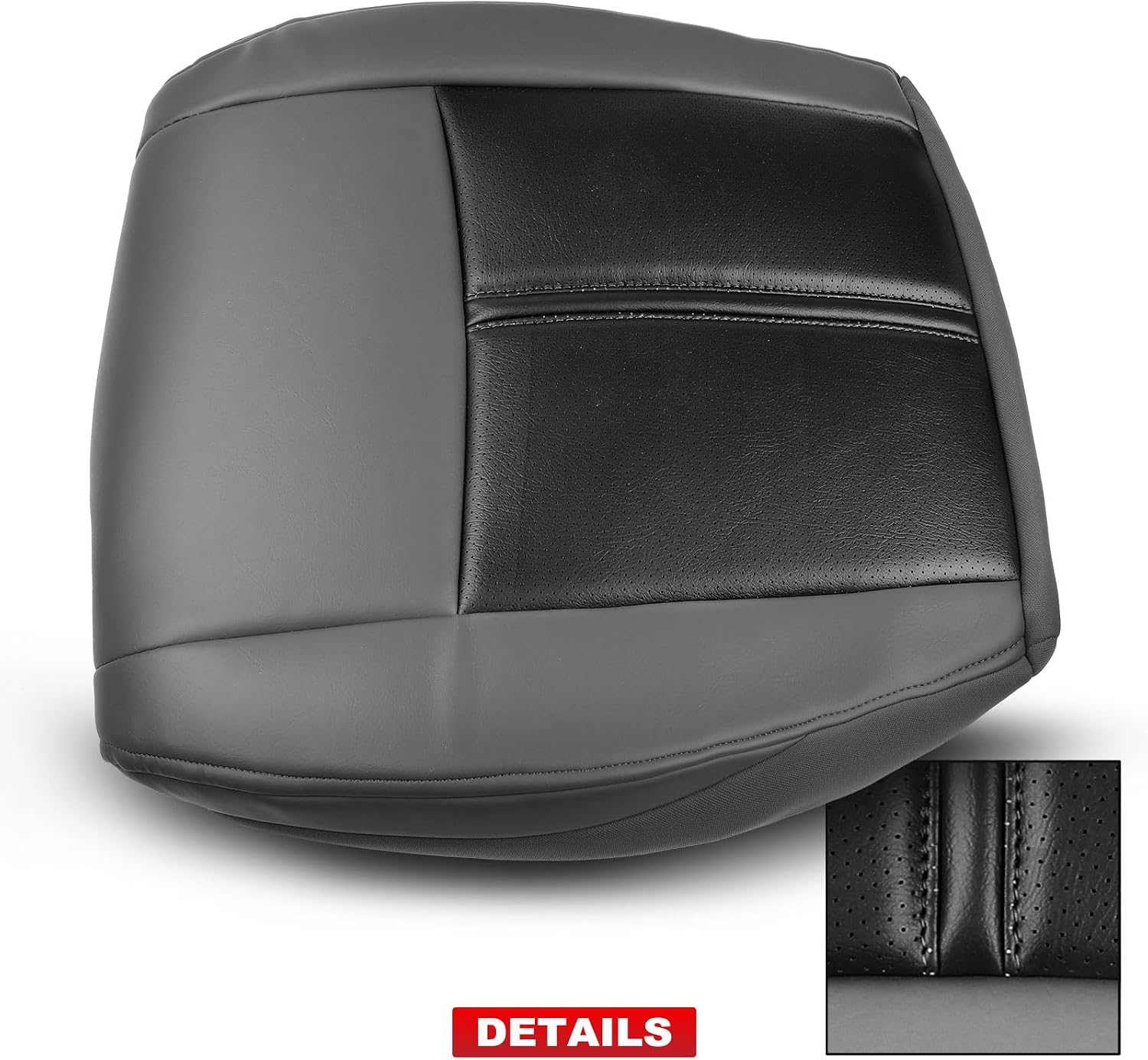 A-Premium Seat Cover Compatible with Jeep WK Grand Cherokee 2005-2007 Sport Utility Grey Front Driver Side