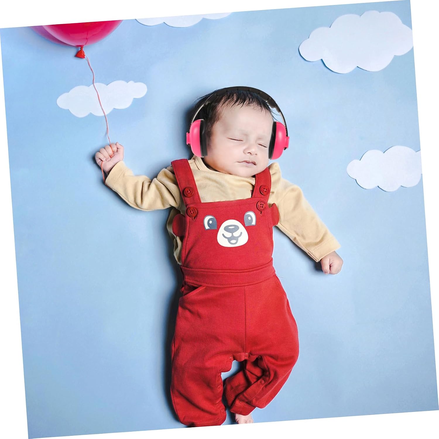 for Sleep Ear Protection Earmuffs Soft Comfortable Noise Reduction Headset for Newborns Random Color